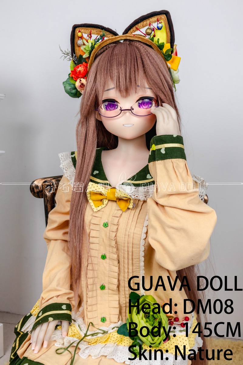 ショコラ アニメラブドール Guavadoll DM08ヘッド 150cm Dカップ ジョイントM16 ナチュラル肌色  ビニール（PVC）ヘッド+TPEボディ