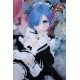 巨乳 アニメラブドール MOZUDOLL- Rem 85cm ソフトビニール製頭部+ TPE製ボディ 制服も付属