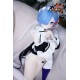 巨乳 アニメラブドール MOZUDOLL- Rem 85cm ソフトビニール製頭部+ TPE製ボディ 制服も付属