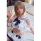 可愛い 制服シリコンラブドール Sanhui doll 最新メイク#8ヘッド158cm Dカップ 【フェイシャルEX】