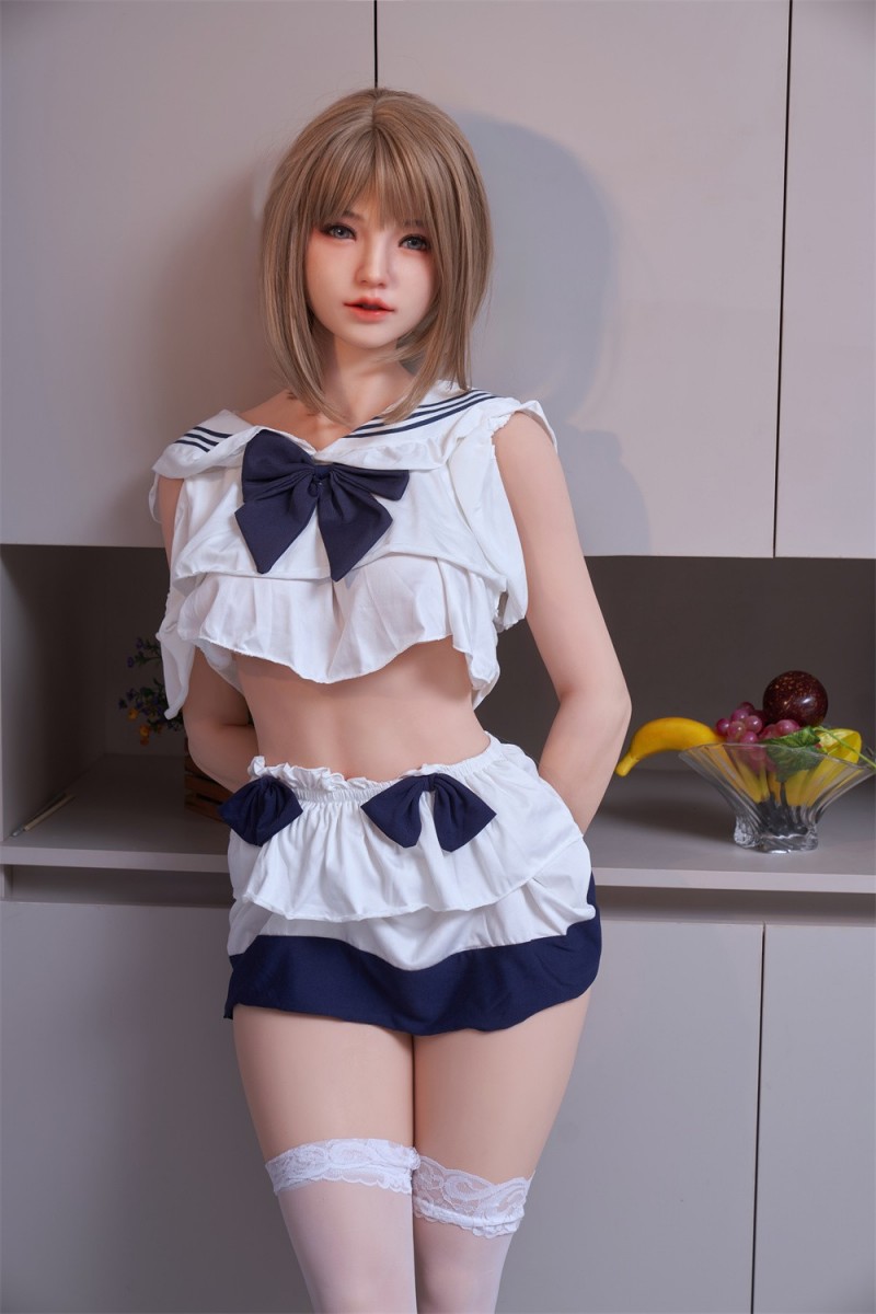 可愛い 制服シリコンラブドール Sanhui doll 最新メイク#8ヘッド158cm Dカップ 【フェイシャルEX】